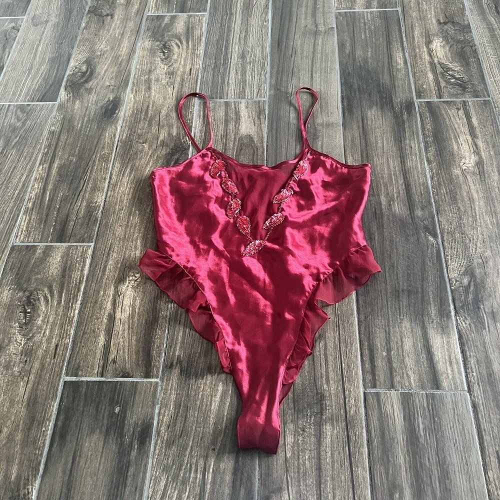 Victoria’s Secret Red Baby Doll Ruffles  Medium